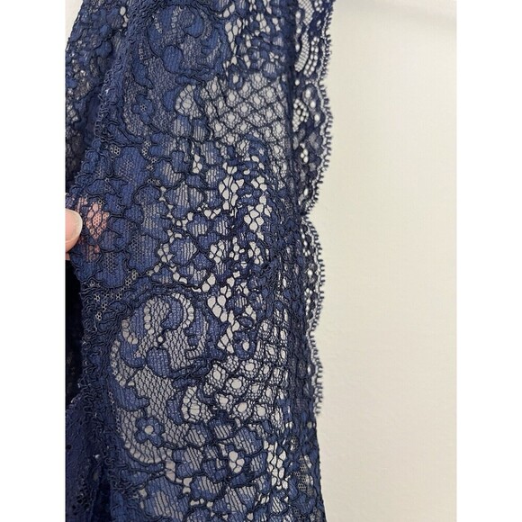 Rare Victoria’s Secret high neck cutouts Laced Up Back lace sexy teddy M - Picture 4 of 9